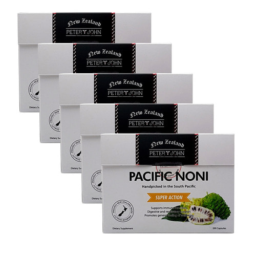 피터앤존 퍼시픽노니200캡슐 5개-뉴질랜드건강식품 건강한미녀
