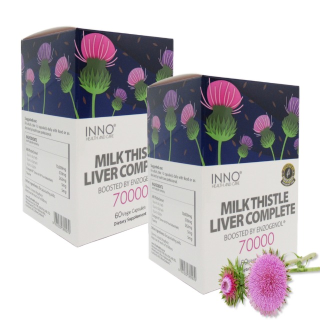 이노헬스 밀크씨슬 리버 컴플리트 70000 60캡슐 : 건강한미녀