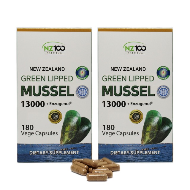 엔젯100 뉴질랜드 초록입홍합 13,000mg 180캡슐 : 건강한미녀