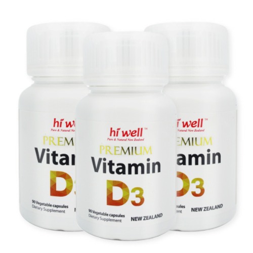 (해외) 하이웰 프리미엄 비타민D3 90 식물성캡슐 3개 vitamin D3